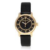Maserati Epoca Black Dial Black Leather Strap Watch For Women - R8851118501 Authentic Buy Shop Now