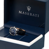 Maserati Epoca Blue Dial Blue Leather Strap Watch For Women - R8851118502 Authentic Buy Shop Now