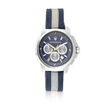 Maserati Royale 44mm Stainless Steel Fiber Strap Watch For Men - R8871637001 Authentic Buy Shop Now