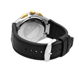 Maserati Triconic Chronograph White Dial Black Leather Strap Watch For Men - R8871639004 Authentic Buy Shop Now