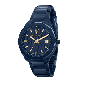 Maserati Guilloche Blue Edition 42mm Stainless Steel Watch For Men - R8853141001 Authentic Buy Shop Now