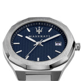 Maserati Stile Blue Dial Silver Steel Strap Watch For Men - R8853142006 Authentic Buy Shop Now