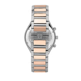 Maserati Stile Chronograph Blue Dial Rose Gold Two Tone Strap Watch For Men - R8873642002 Authentic Buy Shop Now