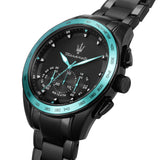 Maserati Traguardo Aqua Edition Black Dial Black Steel Strap Watch For Men - R8873644002 Authentic Buy Shop Now