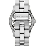 Marc Jacobs Henry Skeleton Silver Dial Silver Steel Strap Watch for Women - MBM3262 Authentic Buy Shop Now
