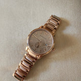Burberry The Classic Rose Gold Dial Rose Gold Steel Strap Watch for Men - BU10013 Authentic Buy Shop Now