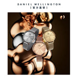 Daniel Wellington Petite Rose Gold Dial Rose Gold Mesh Bracelet Watch For Women - DW00100471 Authentic Buy Shop Now