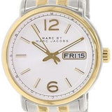 Marc Jacobs Fergus White Dial Two Tone Steel Strap Watch for Men - MBM5079 Authentic Buy Shop Now