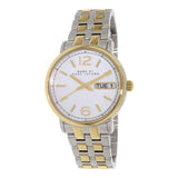 Marc Jacobs Fergus Silver Dial Two Tone Steel Strap Watch for Women - MBM8652 Authentic Buy Shop Now