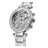 Guess Solstice Diamonds Silver Dial Silver Steel Strap Watch for Women - GW0403L1 Authentic Buy Shop Now
