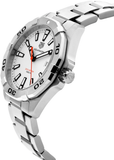 Tag Heuer Aquaracer Quartz White Dial Silver Steel Strap Watch for Men - WBD1111.BA0928 Authentic Buy Shop Now