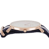 Daniel Wellington Classy Glasgow White Dial Two Tone Nylon Strap Watch For Women - DW00100078 Authentic Buy Shop Now