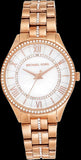 Michael Kors Lauryn Mother of Pearl Dial Rose Gold Steel Strap Watch for Women - MK3716 Authentic Buy Shop Now