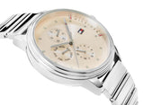 Tommy Hilfiger Blake Pink Dial Silver Steel Strap Watch for Women - 1781904 Authentic Buy Shop Now