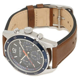 Coach Sullivan Sport Blue Dial Brown Leather Strap Watch for Men - 14606038 Authentic Buy Shop Now