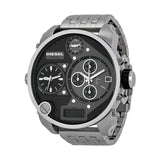 Diesel Mr Daddy 1.0 Black Dial Stainless Steel Stainless Watch For Men - DZ7221 Authentic Buy Shop Now