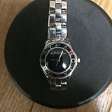 Marc Jacobs Blade Black Dial Silver Steel Strap Watch for Women - MBM3059 Authentic Buy Shop Now