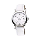 Burberry The City White Dial White Leather Strap Watch for Women - BU9128 Authentic Buy Shop Now