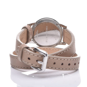 Burberry Utilitarian White Dial Pink Leather Strap Watch for Women - BU7847 Authentic Buy Shop Now