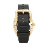Marc Jacobs Tether Black Dial Black Leather Strap Watch for Women - MBM1376 Authentic Buy Shop Now