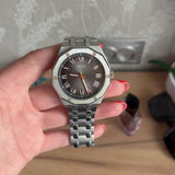 Guess Asset Quartz Black Dial Silver Steel Strap Watch For Men - GW0575G1 Authentic Buy Shop Now