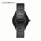 Emporio Armani Meccanico Automatic Black Dial Black Steel Strap Watch For Men - AR60054 Authentic Buy Shop Now