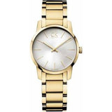 Calvin Klein City Silver Dial Gold Steel Strap Watch for Men - K2G21546 Authentic Buy Shop Now
