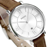 Fossil Jacqueline White Dial Brown Leather Strap Watch for Women - ES3708 Authentic Buy Shop Now