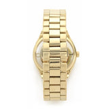 Marc Jacobs Marc Tether Transparent Gold Dial Gold Steel Strap Watch for Women - MBM3413 Authentic Buy Shop Now