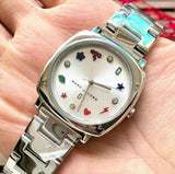 Marc Jacobs Mandy Silver Dial Silver Steel Strap Watch for Women - MJ3548 Authentic Buy Shop Now