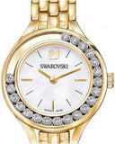 Swarovski Lovely Crystals White Dial Gold Steel Strap Watch for Women - 5242895 Authentic Buy Shop Now