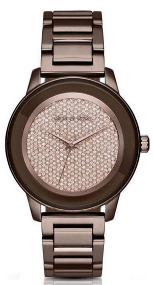 Michael Kors Kinley Brown Dial Brown Steel Strap Watch for Women - MK6245 Authentic Buy Shop Now