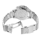Emporio Armani Diver Chronograph Green Dial Silver Steel Strap Watch For Men - AR11500 Authentic Buy Shop Now