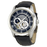 Bulova BVA Classic Automatic Silver Dial Black Leather Strap Watch for Men - 96A135 Authentic Buy Shop Now