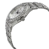 Bulova Phantom Crystal Silver Dial Silver Steel Strap Watch for Men - 96A236 Authentic Buy Shop Now