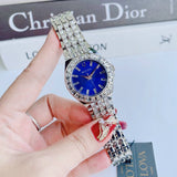 Bulova Phantom Baguette Crystal Blue Dial Silver Steel Strap Watch for Men - 96A254 Authentic Buy Shop Now