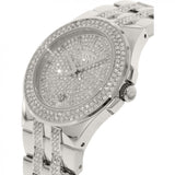 Bulova Crystal Pave Silver Dial Silver Steel Strap Watch for Men - 96B235 Authentic Buy Shop Now