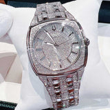 Bulova Phantom Swarovski Crystal Pave Silver Dial Silver Steel Strap Watch for Men - 98B296 Authentic Buy Shop Now