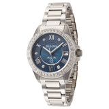 Bulova Marine Star Blue Dial Silver Steel Strap Watch for Women - 96R215 Authentic Buy Shop Now