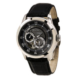 Bulova BVA Classic Automatic Silver Dial Black Leather Strap Watch for Men - 96A135 Authentic Buy Shop Now