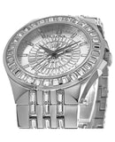 Bulova Phantom Crystal Silver Dial Silver Steel Strap Watch for Men - 96A236 Authentic Buy Shop Now