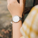 Fossil Jacqueline White Dial Silver Steel Strap Watch for Women - ES3433 Authentic Buy Shop Now