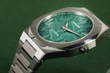 D1 Milano Ultra Thin Fir Green Dial Silver Steel Strap Watch for Men - D1-UTBJ34 Authentic Buy Shop Now
