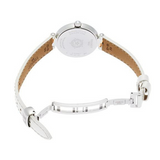 Tissot T Lady Flamingo Mother of Pearl White Dial White Leather Strap Watch For Women - T094.210.26.111.01 Authentic Buy Shop Now