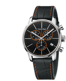 Calvin Klein City Chronograph Black Dial Black Leather Strap Watch for Men - K2G271C1 Authentic Buy Shop Now
