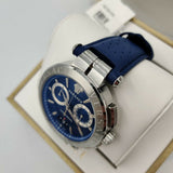 Versace Aion Chronograph Blue Dial Blue Leather Strap Watch for Men - VE1D01220 Authentic Buy Shop Now