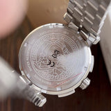 Versace Quartz Black Dial Silver Steel Strap Watch For Men - VBR080018 Authentic Buy Shop Now