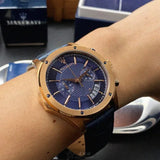 Maserati Circuito Blue Dial Blue Leather Strap Watch For Men - R8871627002 Authentic Buy Shop Now