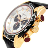 Versace V-Ray Chronograph White Dial Black Leather Strap Watch for Men - VDB040014 Authentic Buy Shop Now