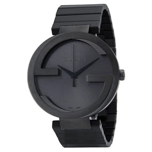 Gucci G Interlocking Quartz Grey Dial Grey Steel Strap Watch For Men - YA133210 Authentic Buy Shop Now